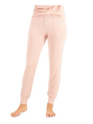 

ALFANI Intimates Розовые вязаные брюки для сна с карманами, Розовый