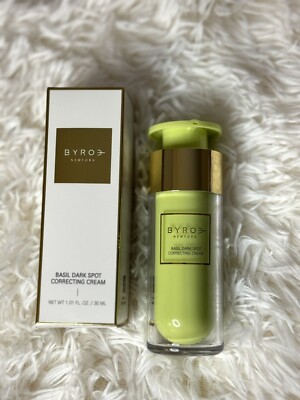 BYROE New York Basil Dark Spot Correcting Cream 1 fl. Oz. BNIB + GIFT!