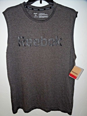 Reebok Tank Top Sleeveless Shirt Men's M Gray NWT