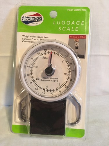Luggage Scale American Tourister Portable Compact Size Manual Travel Scale NEW