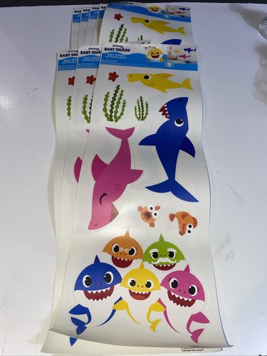 Nickelodeon BABY SHARK 9 Removable Peel & Stick Wall Decals 