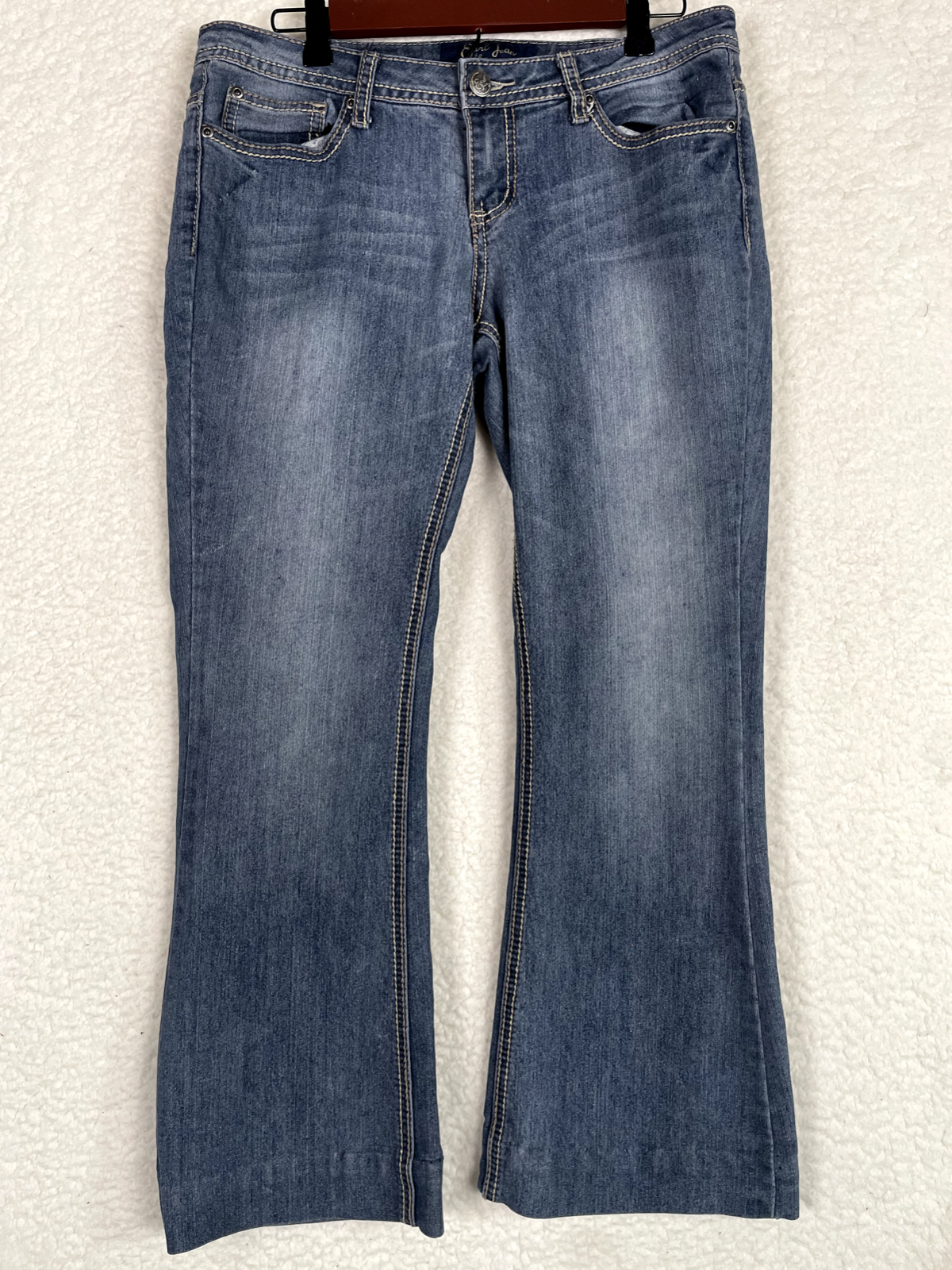 Earl Jean Womens Jeans Slim Boot Cut Denim Blue Sz 11 | eBay