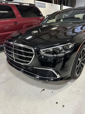 2021 MERCEDES S CLASS W223 BRABUS BADGE EMBLEM In Chrome Color Hood And Rear