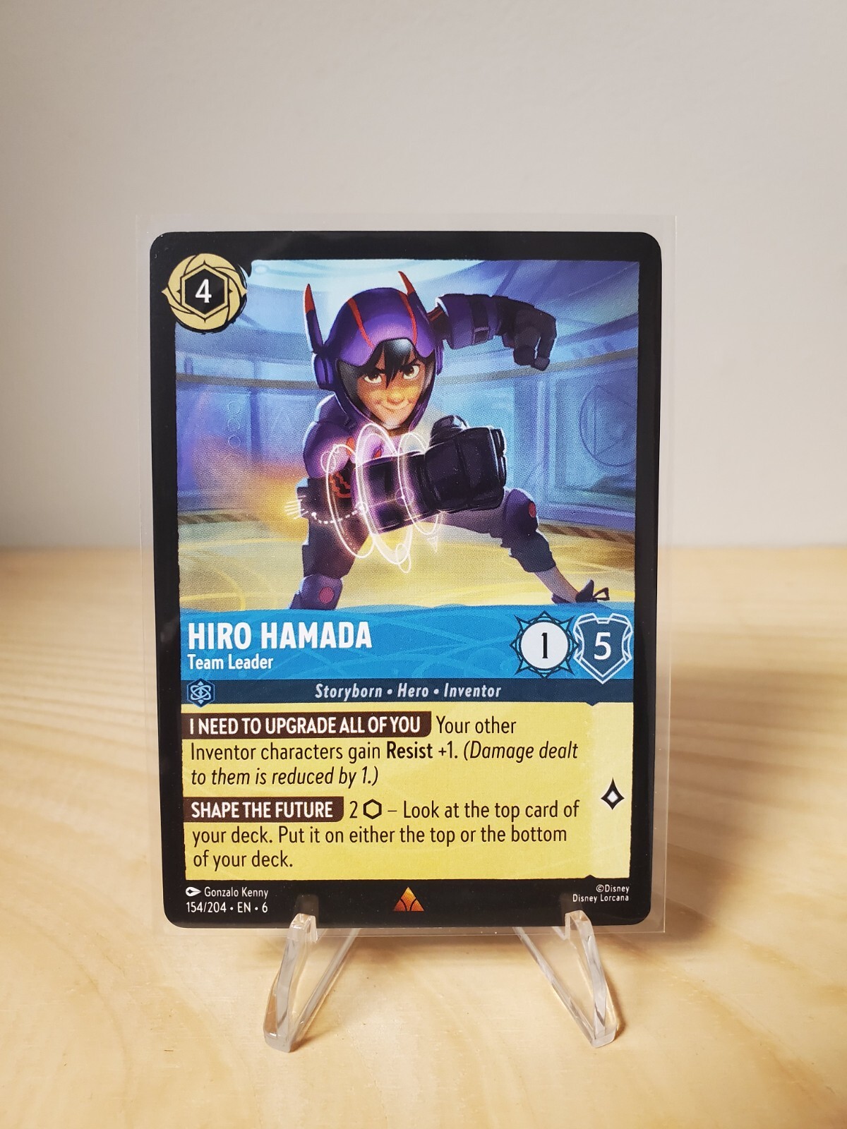 ロルカナ　ディアブロ　エンチャ Lorcana TCG: Hiro Hamada 154/204 EN 6 - Rare | eBay