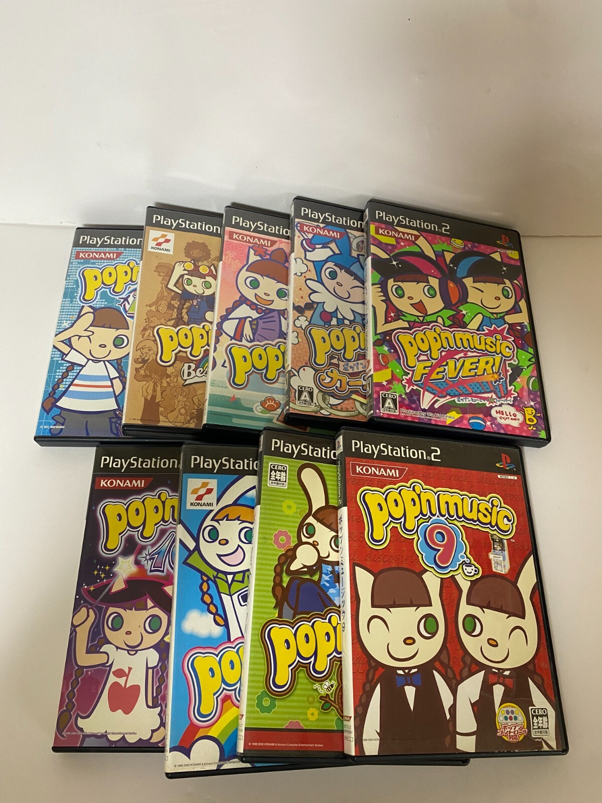 PS2 ポップンミュージック7・8・9・10・ベストヒッツ レター