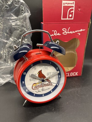 St Louis Cardinals Mike Shannon Talking Alarm Clock Stadium Premium 