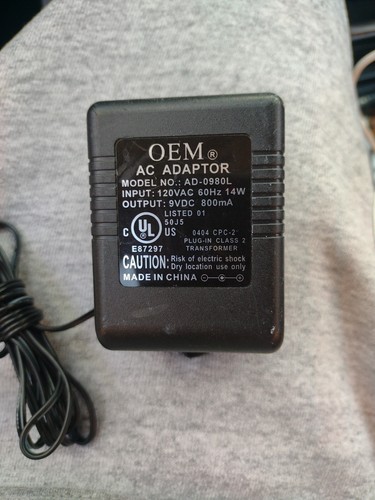 9vdc 800 Ma 120v
