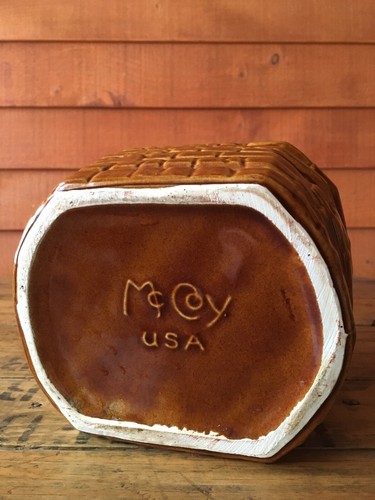 Vintage McCoy Wish I Had A Cookie Wishing Well Cookie Jar USA Pottery