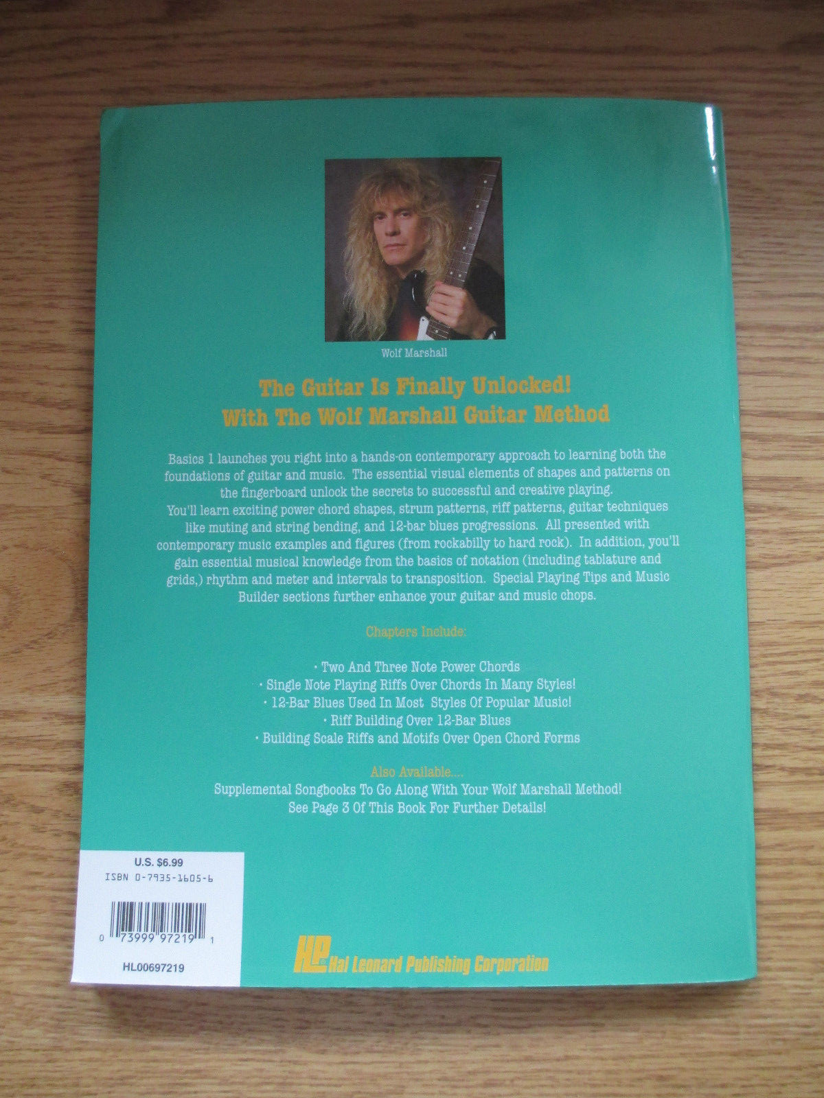 THE WOLF MARSHALL GUITAR METHOD - BASICS 1 - STUDENT LESSON BOOK