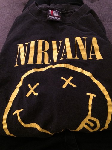 nirvana long sleeve shirt Smiley Face