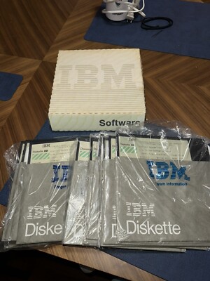 RARE Vintage 1983 IBM Property Software Computer Floppy Diskette 2D Programs