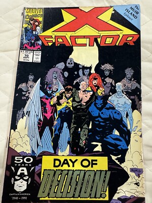  X-FACTOR #70 SEPT MARVEL COMICS BOOK 