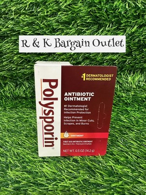 Polysporin First Aid Antibiotic Ointment For Minor Cuts , Burns  0.5 Oz  7/2024