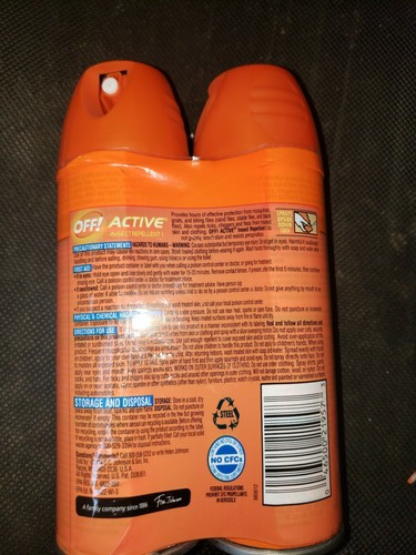 SC Johnson OFF Active Insect Repellent, Sweat Resistant, Against West Nile Virus