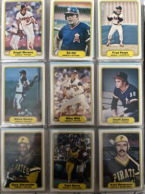 1982 FLEER Baseball Cards.   # 441-660.   You Pick to Complete Your Set.