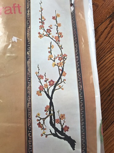 Bucilla Needlecraft Kit Jasmin #2389 16x50 Large Crewel Embroidery Unopened