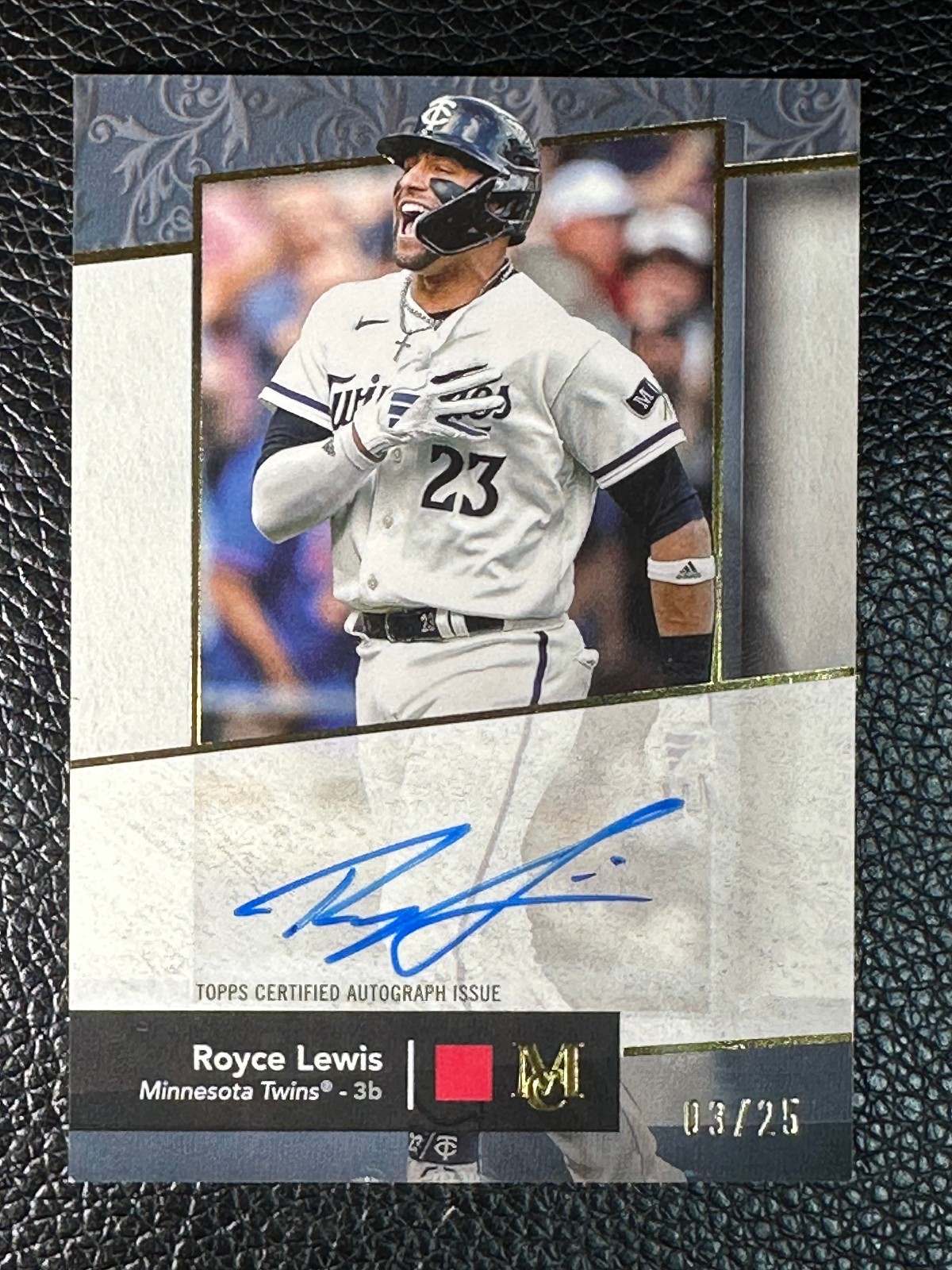 2024 Topps Museum Collection Archival Autographs Royce Lewis 3/25 Auto