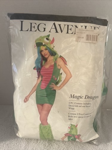 Leg Avenue Women's Magic Dragon 2 Piece Costume Size: Xs