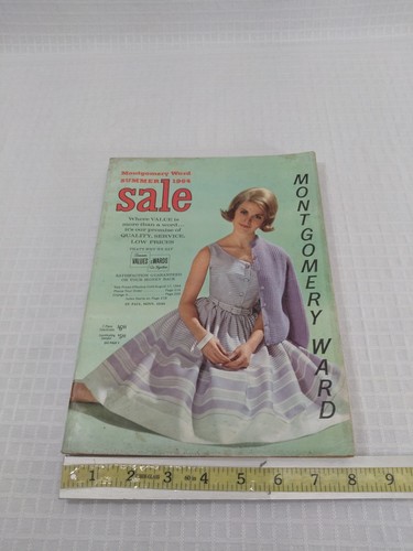 Vintage 1964 Montgomery Ward Summer Catalog 60s Fashion Home decorating