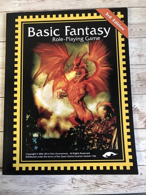 Basic Fantasy Role Playing Game, 3rd Edition, Chris Gonnerman, 2016