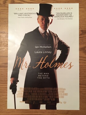 Mr. Holmes 2015 Mini Movie Poster 13.5''X20'' Ian McKellen, Laura Linney