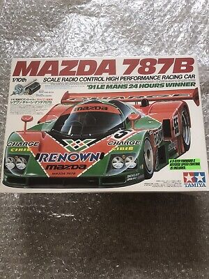 NEW VINTAGE 58102 GROUP C KIT MAZDA 787B RC TAMIYA 1/10 NEW VINTAGE 58102 GROUP C KIT MAZDA 787B RC TAMIYA 1/10