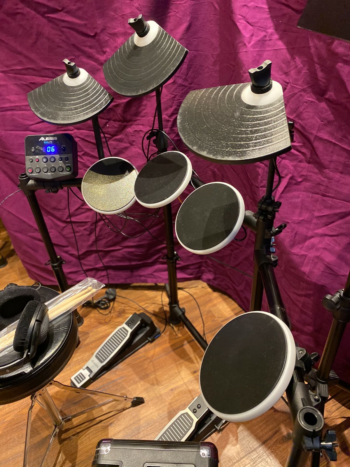 ALESIS DM LITE E DRUM KIT SPARE PARTS tom cymbal module PA