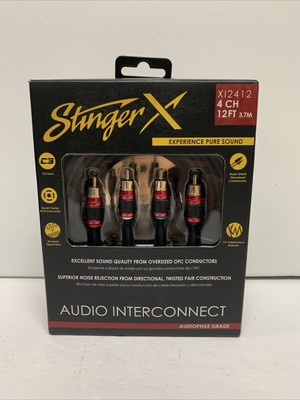 Stinger X. XI2412  12FT Audio Interconnect Audiophile Grade #528