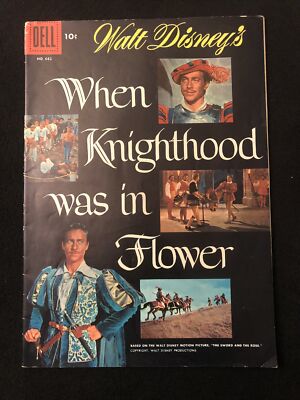 WALT DISNEY S WHEN KNIGHTHOOD WAS IN FLOWER 682 5.5 6.0 DELL 1953 TU