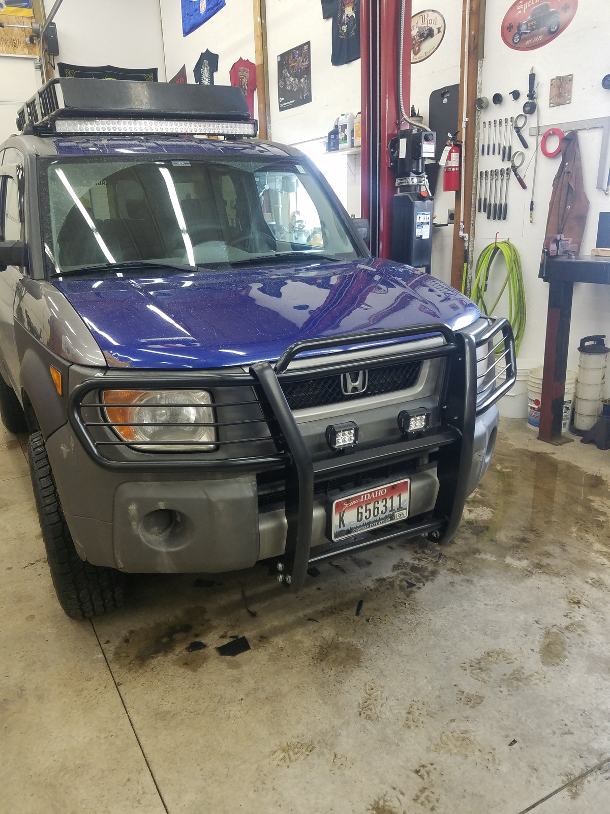 Fits 0308 Honda Element Grill Brush Guard bumper grille Grill Guard in