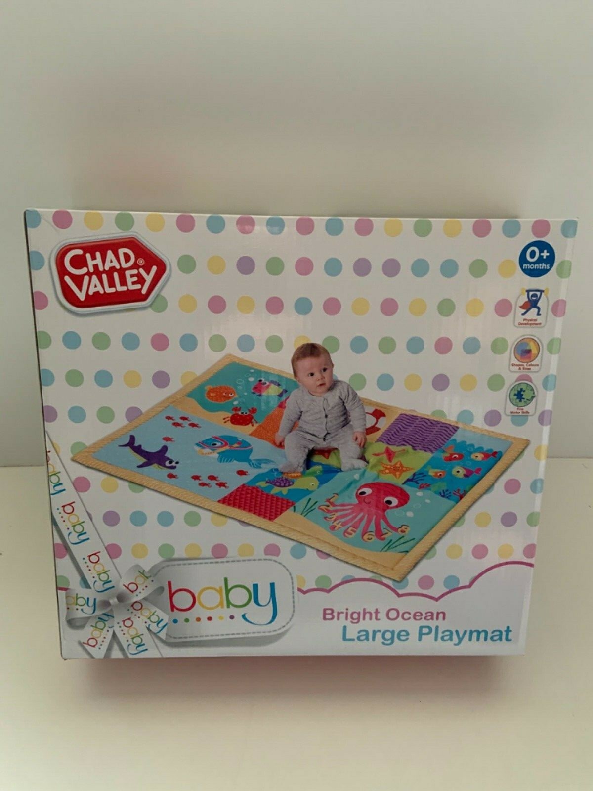 chad valley baby bright ocean large playmat