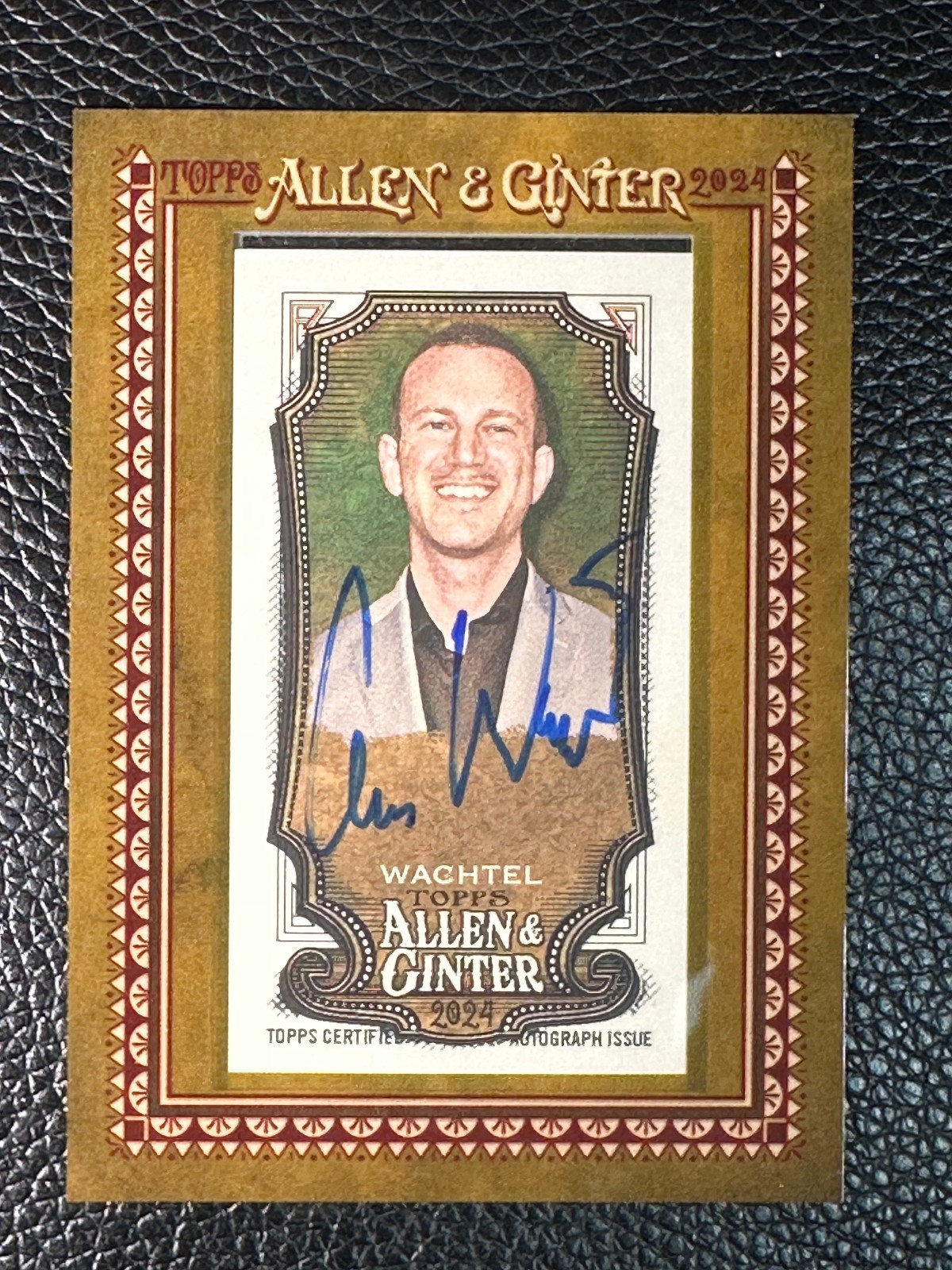 2024 Topps Allen & Ginter The World's Champions Charlie Wachtel Auto Autograph