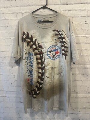 Liquid blue Toronto Blue Jays T-Shirt Ball XL New With Tags