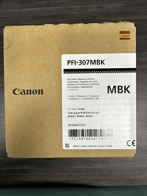 Canon PFI-307MBK (BLACK) Ink Cartridge
