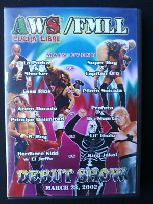 Wrestling Dvd Lucha Libre Aws/fmll Debut 3/23/02 AAA Wwe Cmll