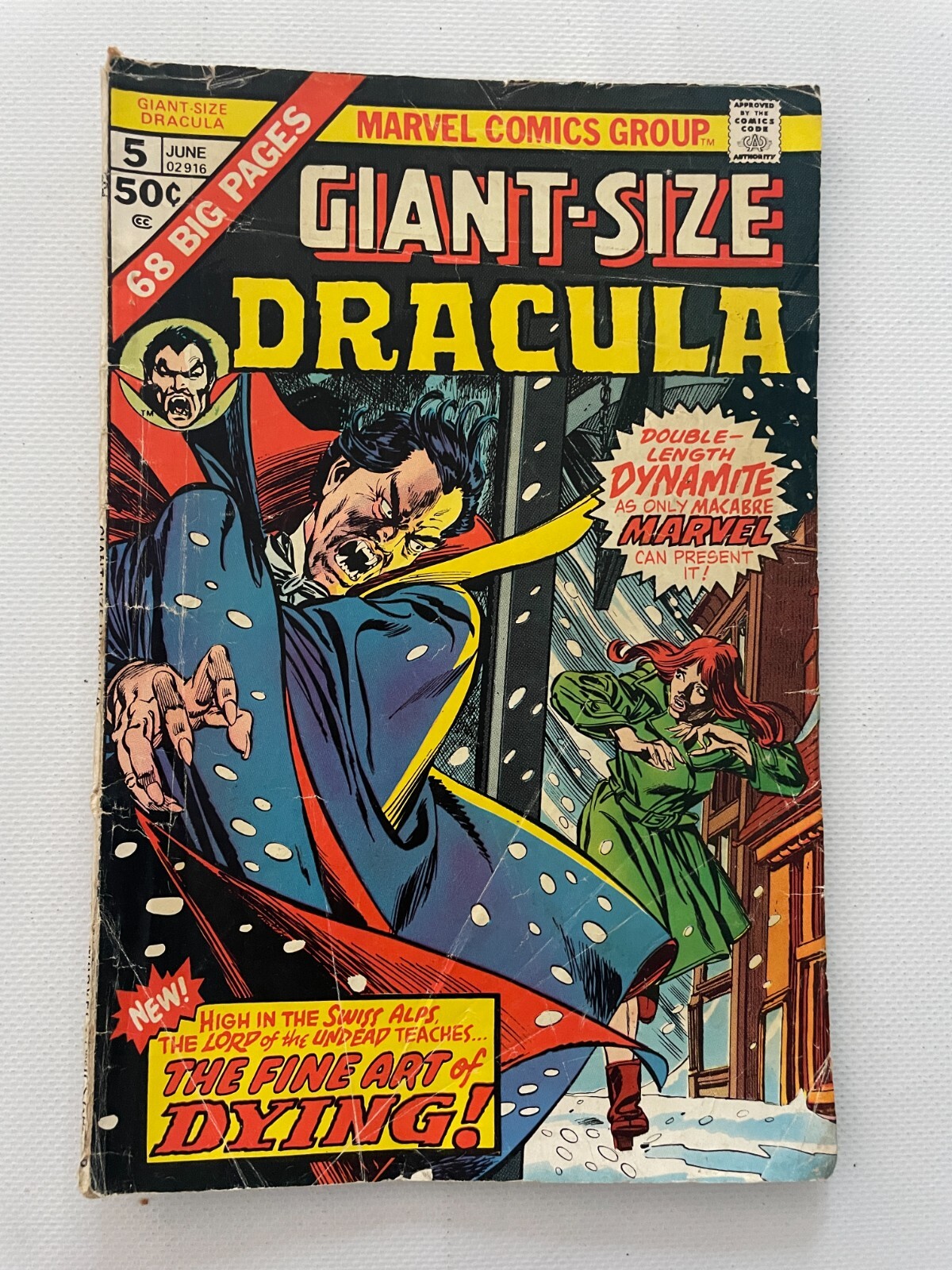 Giant-Size Dracula # 5 VG- Marvel Comic Book Vampire Horror