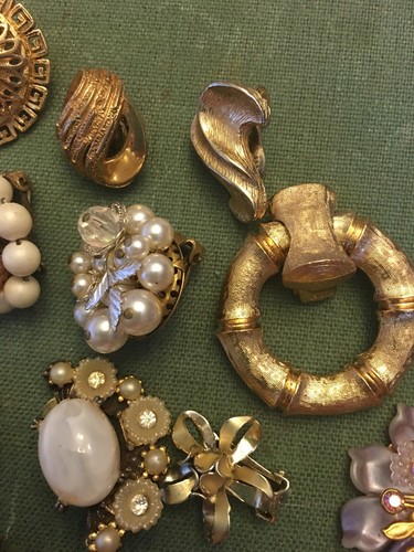 21 Piece Lot Signed Jewelry West Germany Monet Sarah Cov Cora Trifari crafting