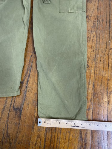 Mother The Greaser Paperbag Pleated Cargo Ankle Pants Olive Women&rsquo;s Size 24