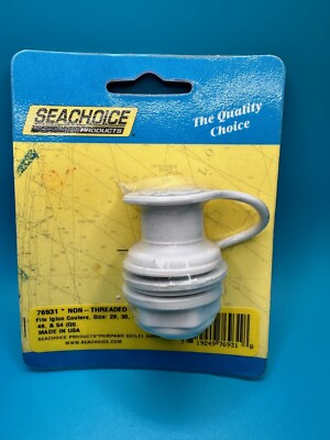 Seachoice Non-Threaded Drain Plug Fits Igloo Cooler Size 28, 36, 40
