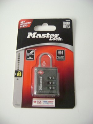 Master Lock 4692D Set Your Own Combination TSA-Accepted Luggage Lock, 1-1/4