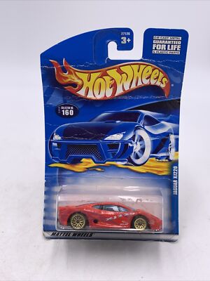 2000 Hot Wheels Jaguar XJ220 Red Gold WSP 160