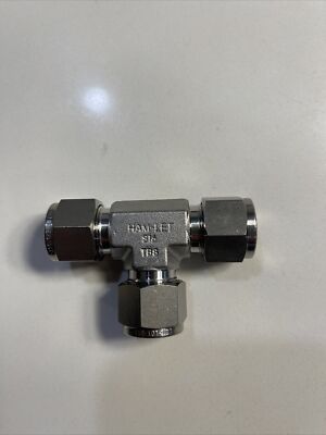 Ham-Let 764L   Ss 1/2 1/2'' Compression 316 Ss Union Tee