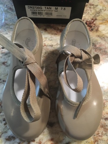Tan Tap Shoe Bloch Dance Now Style Sz Little Girls 7.5M