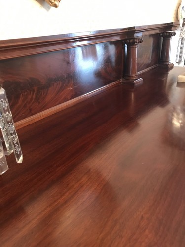 Potthast “colonial” Mahogany  Sideboard With A Label From Around 1905.