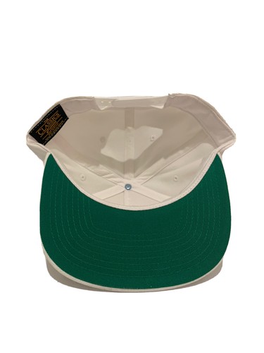 24K XXIVk Magic Snapback Bruno Mars Custom Hat Yupoong White & Metallic Gold