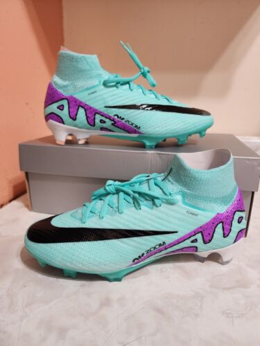 Pre-owned Nike Men Sz. 7.5  Zoom Mercurial Superfly 9 Elite Fg Soccer Cleat Dj4977-300 In Blue