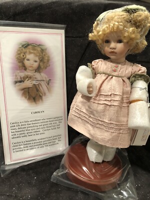NEW 8  Paulinette Doll  CAROLYN  By Pauline Bjorness Jacobson LE COA SIGNED NIB