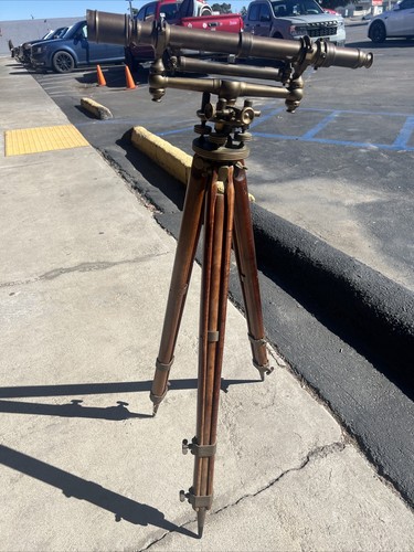 Antique W. & L.E. Gurley Brass Field Level Surveyer w