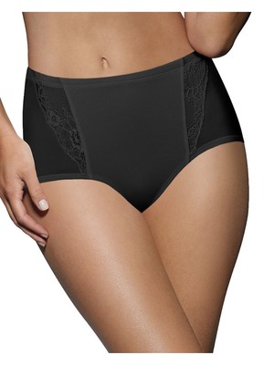 

BALI Intimates Черные трусы с полным покрытием Firm Control M\6, Черный, 2S61