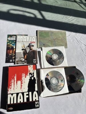 Mafia 3-Disc PC CD-Rom Game Illusion Softworks w/ Map No Poster (2002)